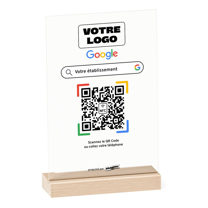 Plaque Google Barre de recherche Google personnalisée en acrylique