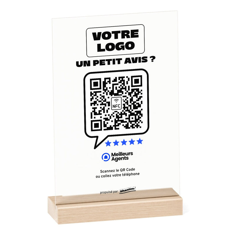 Plaque Avis Meilleurs Agents « Un petit avis ? » Acrylique