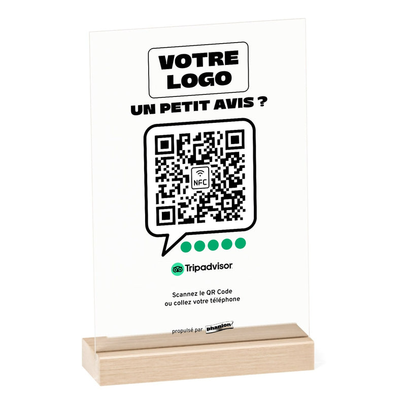 Plaque Avis Tripadvisor « Un petit avis ? » Acrylique
