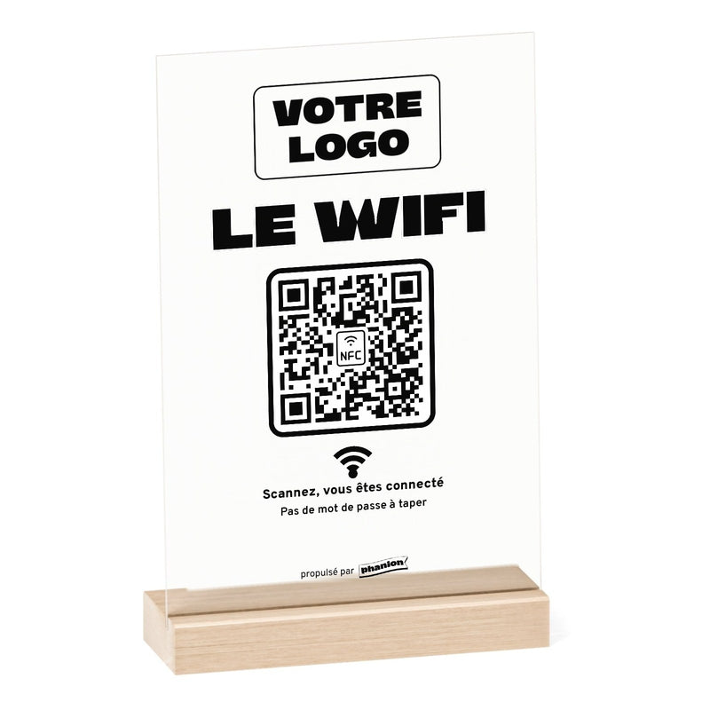 Plaque Wifi « Le wifi » Acrylique