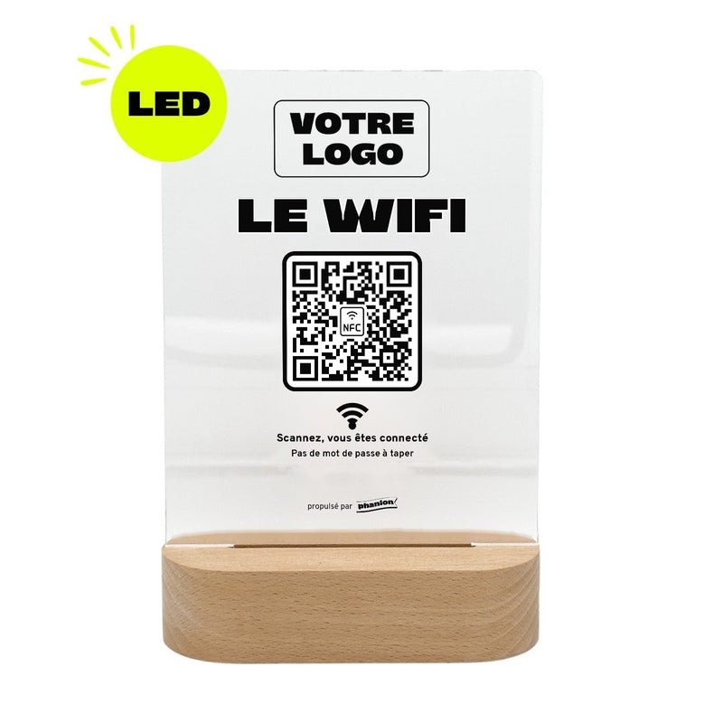 Plaque Wifi « Le wifi » LED