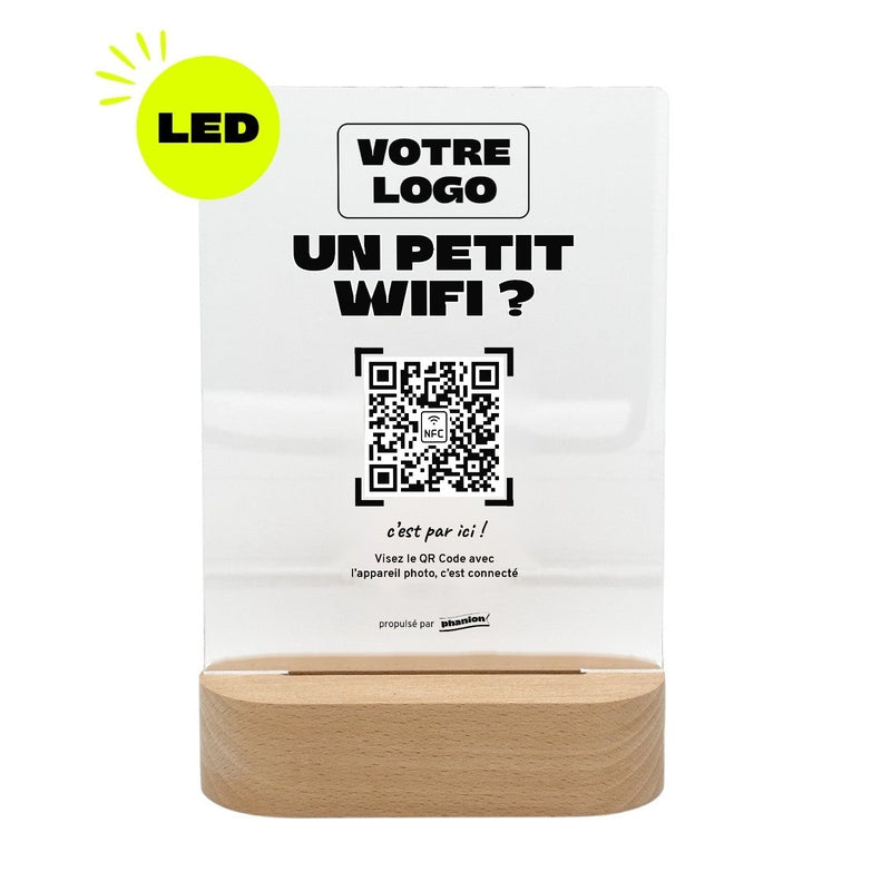 Plaque Wifi « Un petit wifi » LED