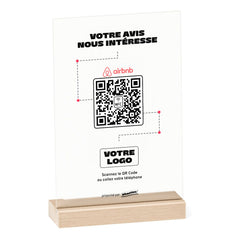 Plaque Airbnb Votre avis nous intéresse personnalisée en acrylique