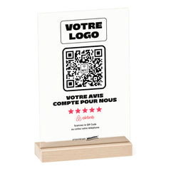 Plaque Airbnb Votre avis compte pour nous personnalisée en acrylique