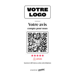 Plaque Airbnb Élégante personnalisée en acrylique