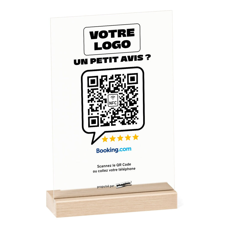Plaque Avis Booking « Un petit avis ? » Acrylique