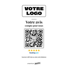 Plaque Booking Élégante personnalisée en acrylique