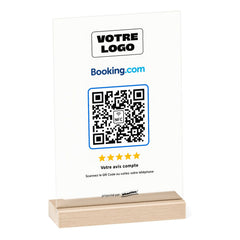 Plaque Booking Minimaliste personnalisée en acrylique