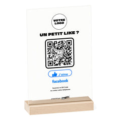 Plaque Facebook Bouton J’aime