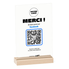 Plaque Facebook Merci !