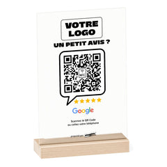 Plaque Google Un petit avis ? personnalisée en acrylique