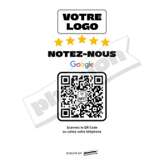 Design Notez-nous de la plaque Google
