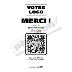 Design Merci ! de la plaque Google