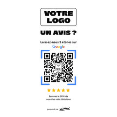 Plaque Google Un avis ? personnalisée en acrylique