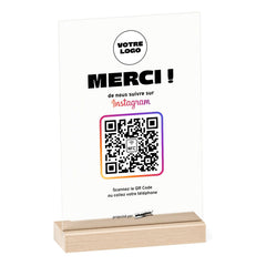 Plaque Instagram Merci !