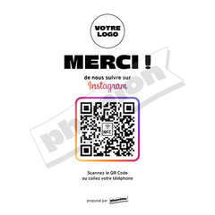 Plaque Instagram Merci !