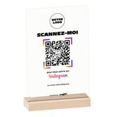 Plaque Instagram Scannez-moi