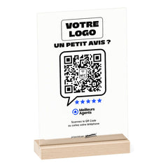 Plaque Meilleurs Agents Un petit avis ? personnalisée en acrylique