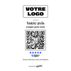 Plaque Meilleurs Agents Élégante personnalisée en acrylique