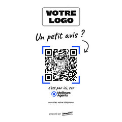Plaque Meilleurs Agents Manuscrite personnalisée en acrylique