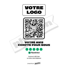Plaque Tripadvisor Votre avis compte pour nous