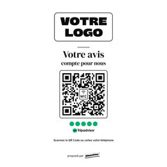 Plaque Tripadvisor Élégante personnalisée en acrylique