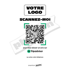 Plaque Tripadvisor Scannez-moi