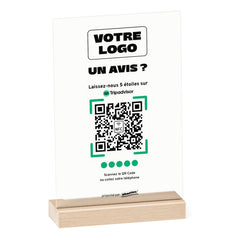 Plaque Tripadvisor Un avis ? personnalisée en acrylique
