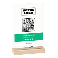 Plaque Trustpilot Bandeau personnalisée en acrylique
