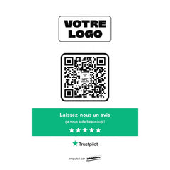 Plaque Trustpilot Bandeau personnalisée en acrylique