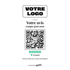 Plaque Trustpilot Élégante personnalisée en acrylique