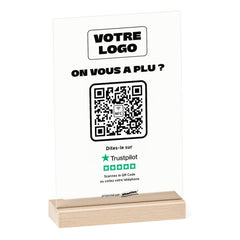 Plaque Trustpilot On vous a plu ? personnalisée en acrylique