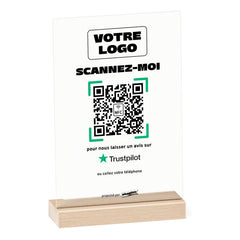 Plaque Trustpilot Scannez-moi