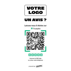 Plaque Trustpilot Un avis ? personnalisée en acrylique
