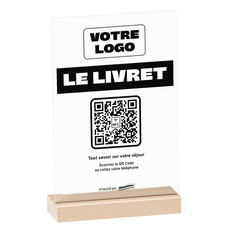 Plaque Accueil « Le livret d’accueil » Acrylique