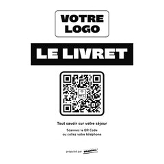 Plaque accueil Le livret d’accueil personnalisée en acrylique