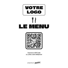 Plaque menu Le menu personnalisée en acrylique