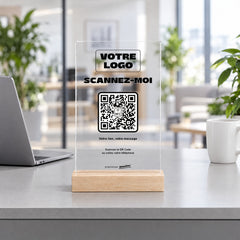 Plaque sur mesure personnalisée en acrylique dans une agence