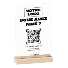 Plaque pourboire Vous avez aimé personnalisée en acrylique