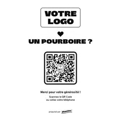 Plaque pourboire Un pourboire ? personnalisée en acrylique