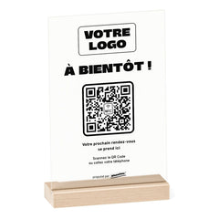 Plaque rendez-vous À bientôt personnalisée en acrylique