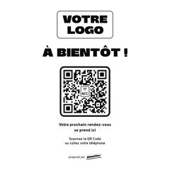 Plaque rendez-vous À bientôt personnalisée LED socle bois