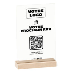 Plaque rendez-vous Votre prochain RDV personnalisée en acrylique