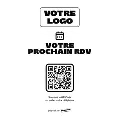 Plaque rendez-vous Votre prochain RDV personnalisée en acrylique