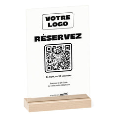 Plaque rendez-vous Réservez personnalisée en acrylique