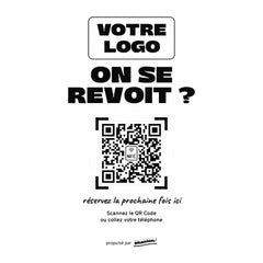 Plaque rendez-vous On se revoit personnalisée en acrylique