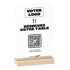 Plaque rendez-vous Réservez votre table personnalisée en acrylique