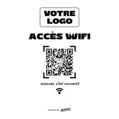 Plaque wifi Accès wifi personnalisée en acrylique