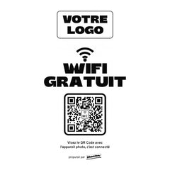 Plaque wifi Wifi gratuit personnalisée en acrylique