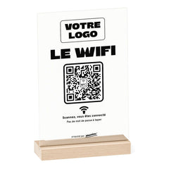 Plaque wifi Le wifi personnalisée en acrylique